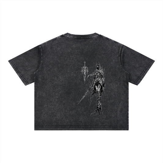 Mineral Wash Boxy Cotton T-Shirt