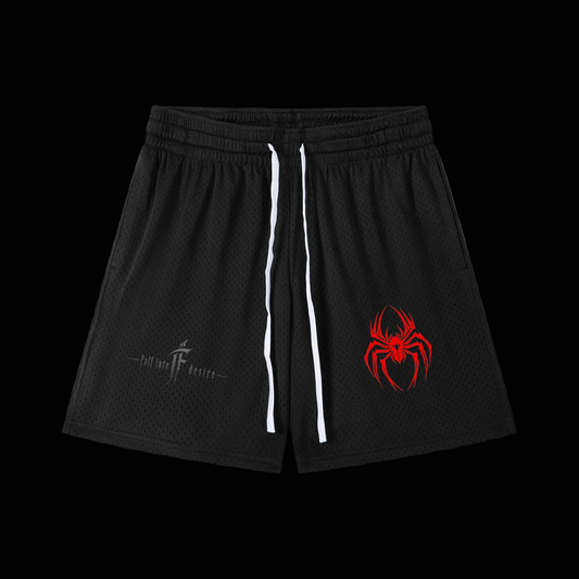 Mesh Drawstring Shorts