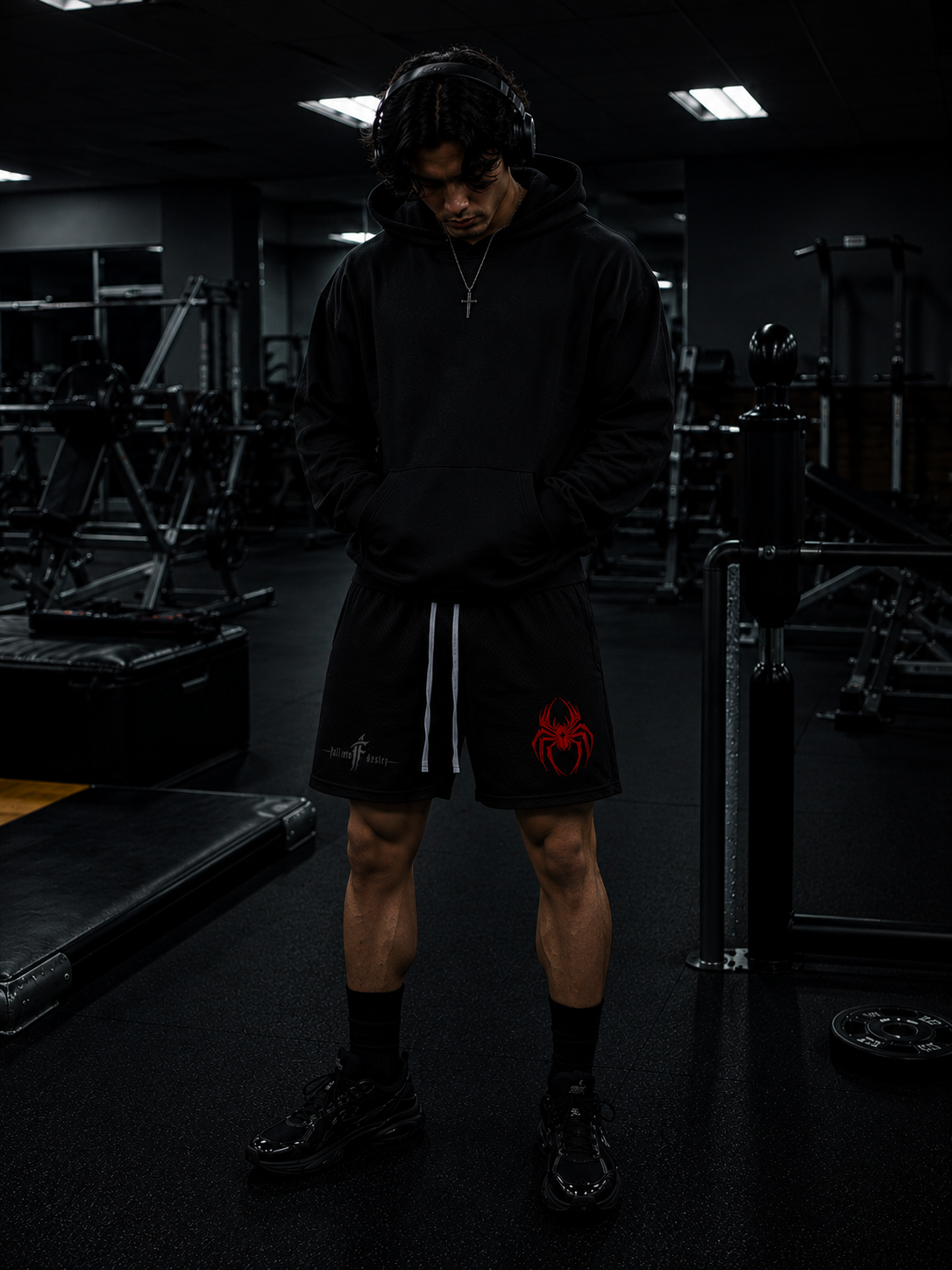 Mesh Drawstring Shorts