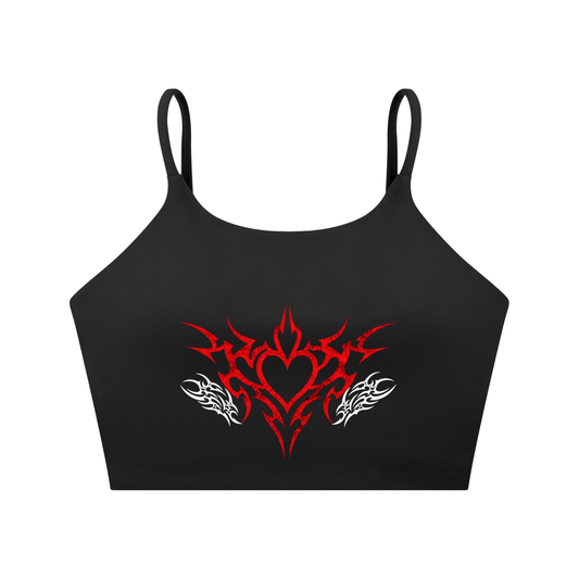 Spaghetti Strap Yoga Sports Bra