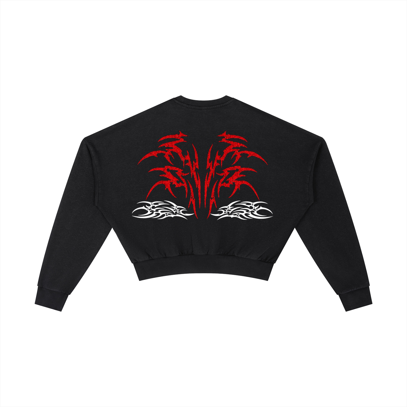Vintage Washed Cropped Sweatshirt