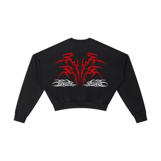 Vintage Washed Cropped Sweatshirt
