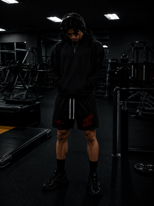 Mesh Drawstring Shorts