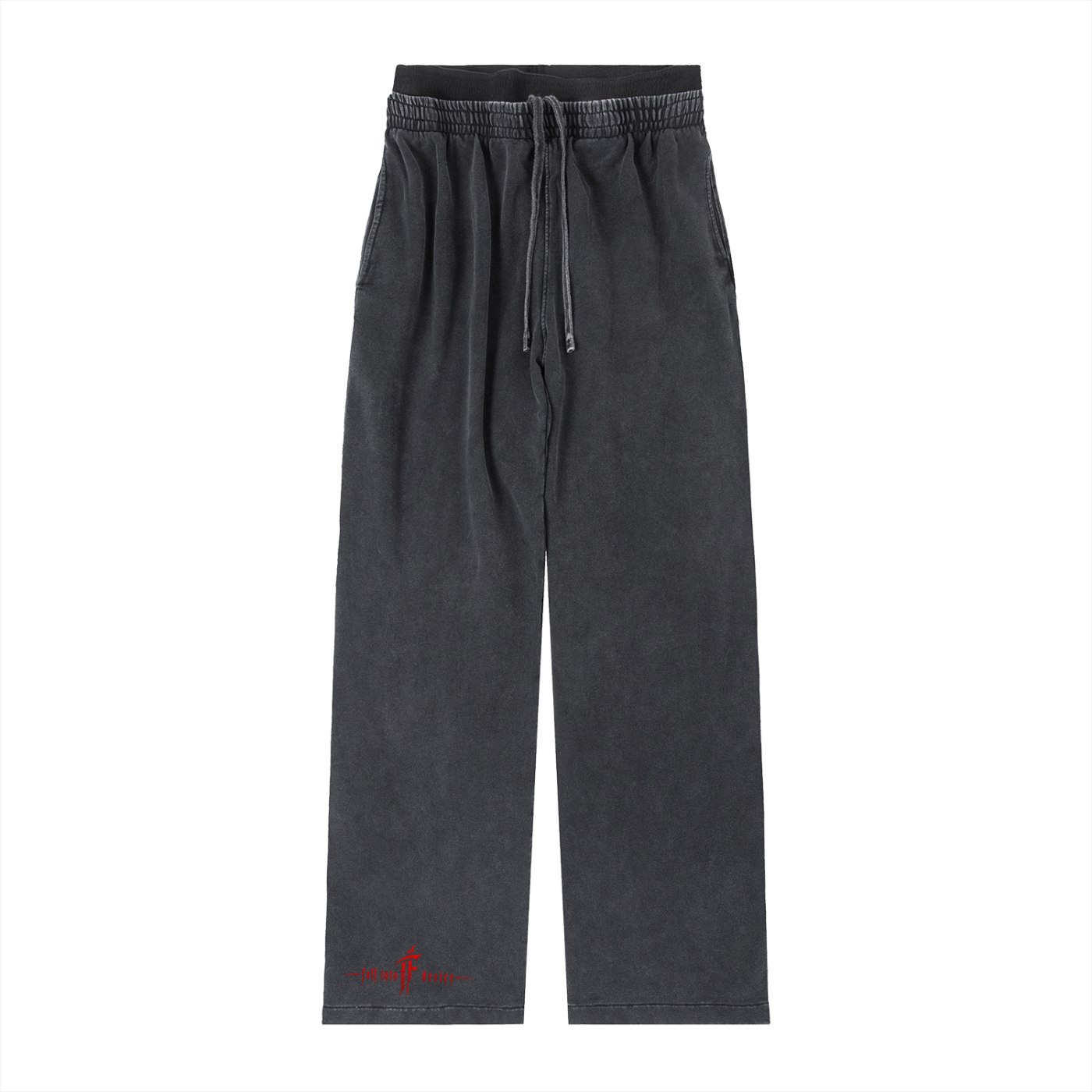 womans Blank style Vintage Washed Waist Pants
